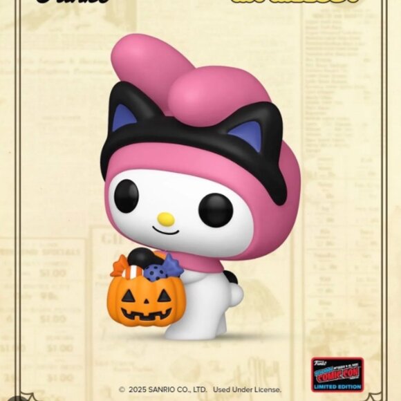 ๐ Funko Pop! My Melody (Trick or Treat) #121 NYCC 2025 Limited Edition - Picture 8 of 8